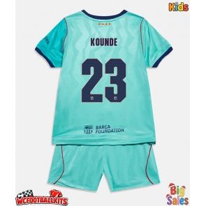 Barcelona Jules Kounde #23 Replica Third Stadium Kit for Kids 2026-27 Short Sleeve (+ pants)